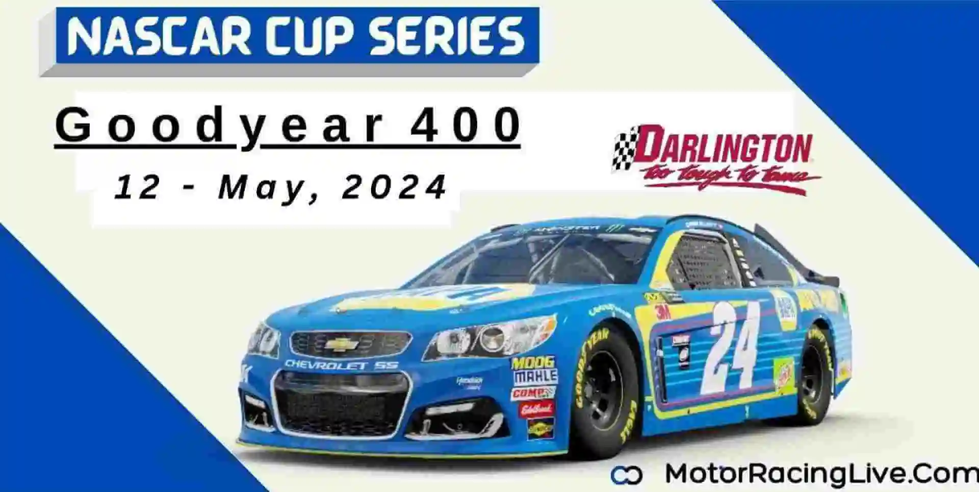 Goodyear 400 Live Stream 2024 | NASCAR Cup Series slider